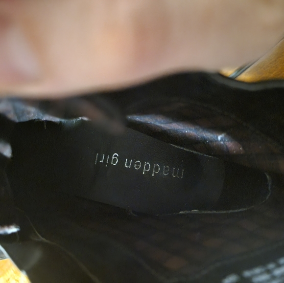 Madden Girl black lace up booties - Picture 6 of 8